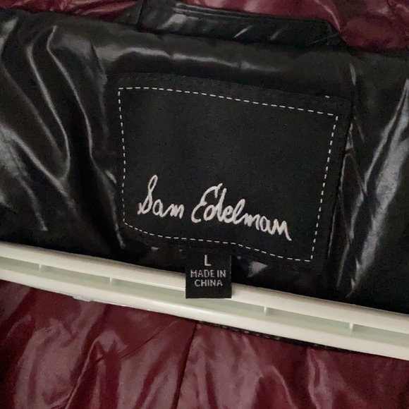 Sam Edelman LG black puffer jacket - Picture 4 of 7